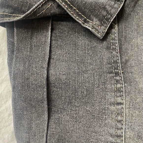 Men's Gray hemmed Cargo Pants - Picture 2 of 6